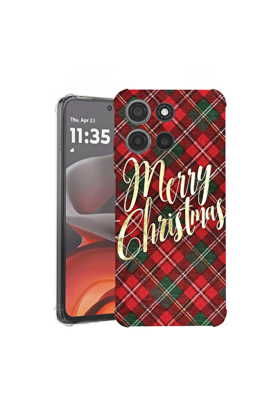 bestcase Carcasă antișoc pentru Motorola Edge 60 Pro cu design Merry Christma...