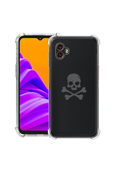 bestcase Husă antișoc pentru Samsung Galaxy Xcover 7 Pro cu design craniu, 20...