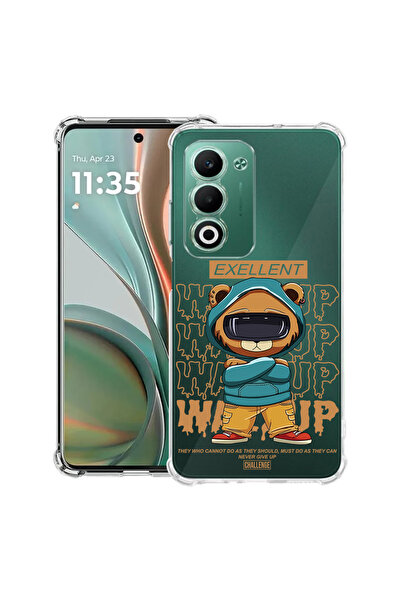 bestcase Αντικραδασμική πίσω θήκη για OPPO A5 5G με σχεδιασμό Bear Exellent, ...