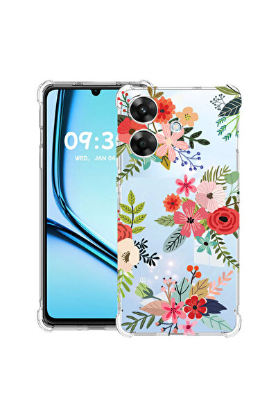 bestcase Husă antișoc pentru Realme Note 60 / Note 60X cu design floral, 2052...