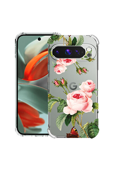 bestcase Husă antișoc pentru Google Pixel 10 Pro XL cu design Rose, 2052063 AS 172