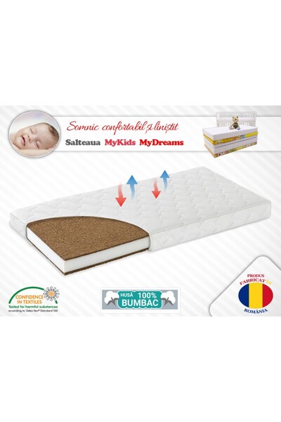 JollyMag Saltea Fibra Cocos MyKids MyDreams II 115x55x8 (cm)