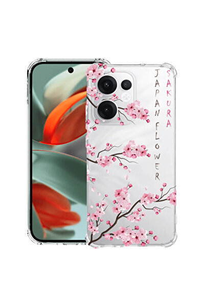 bestcase Husa antișoc compatibilă cu Oppo Reno15 Pro, Cherry Blossom