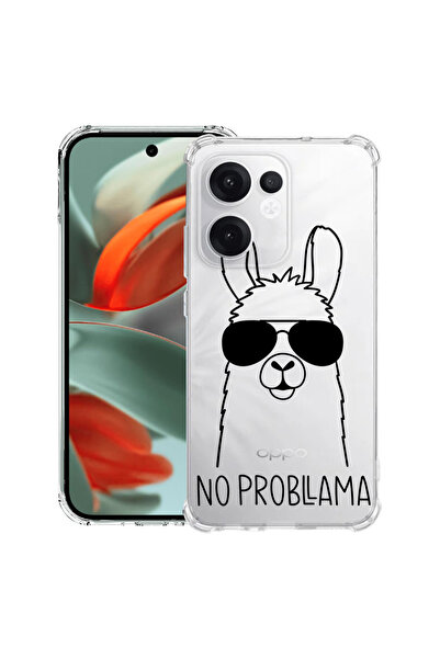 bestcase Husă antișoc pentru OPPO Reno 14 F / FS cu design No Prob LLama, 205...