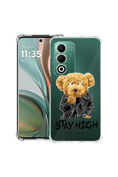 bestcase Husă antișoc pentru OPPO A5 5G cu design Stay High Teddy Bear, 20520...