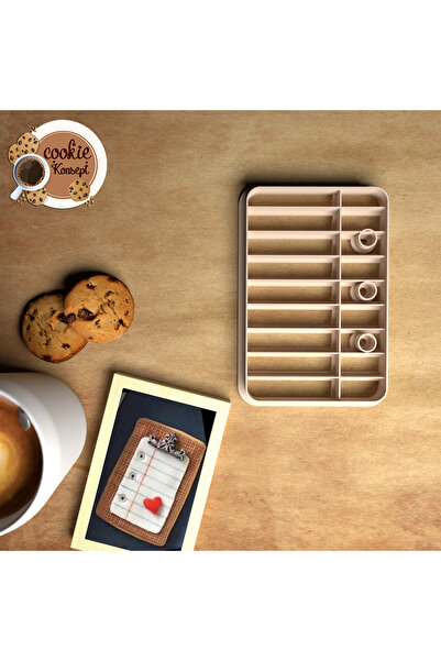 CookieKonsept دفتر ملاحظات لعيد المدرسة والمعلمين # 2 – مناسب للبسكويت والعجين والطين