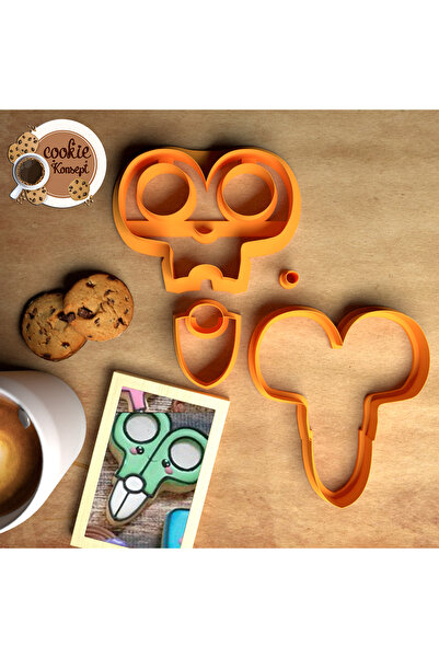 CookieKonsept School & Teacher's Day Mold Set Scissors - Cookie, Dough & Clay...