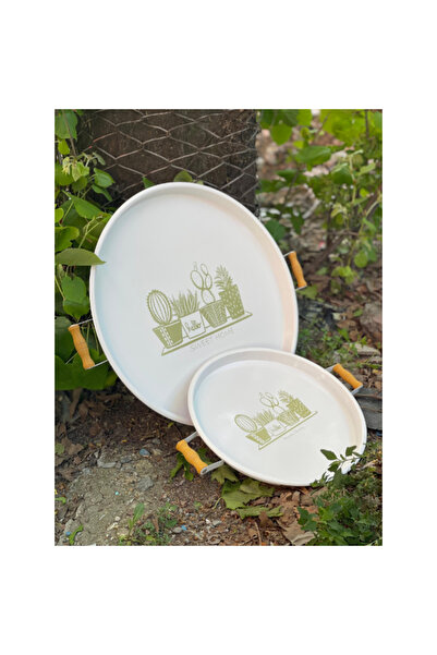 yusa stores Double Round Presentation Tray Set