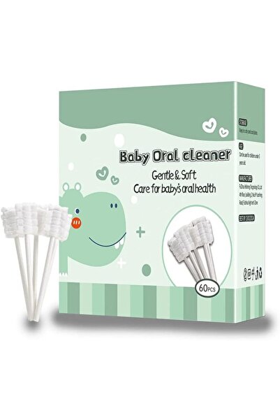 Yelejoy 120 قطعة من أعواد تنظيف فم الأطفال، منظف لسان الأطفال حديثي الولادة، ...