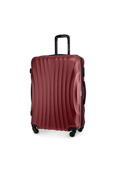 zagatto Troler mare, Rosu, 75x48x29cm, Bagaj cala, 90L, Troller, Cifru, 4 roti 360, Valiza ABS, ZG505A