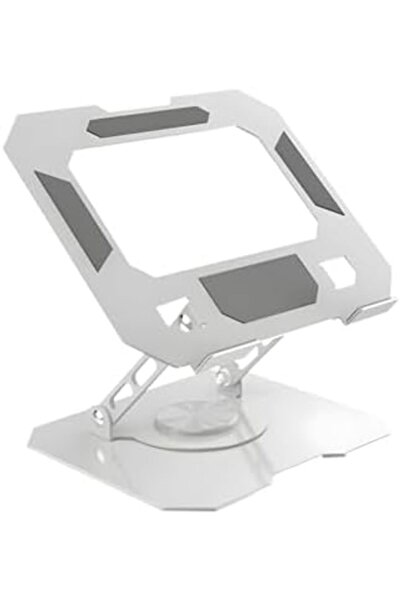 Generic حامل تابلت قابل للتعديل من سبائك الألومنيوم، يدور 360 درجة، حامل مكتب قابل للطي لجهاز iPad، Ta