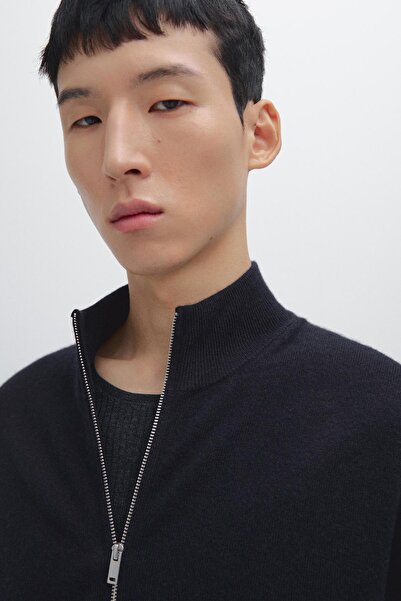 Massimo Dutti %100 kaşmir fermuarlı hırka