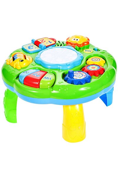 İSP Masuta interactiva bebelusi "LikeSmart Do-Re-Mi", Tambur cu lumini centra...