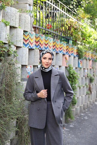 KUQOS Gonca Patterned Scarf