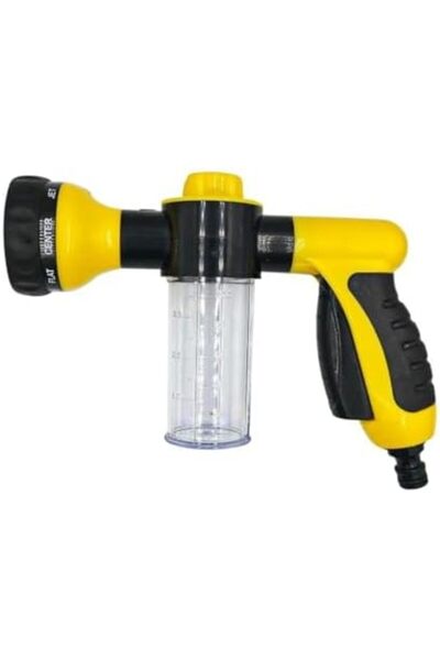 Generic Garden Hose Nozzle High Pressure 8 Spray Patterns Foam Blaster, Water Gun Garden for Watering Plants