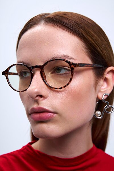 Bilge Karga Pearl Leopard Blue Light Protective Glasses