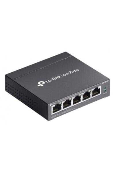 TP-LINK Switch H-60 Omada DS105GP cu 4 porturi Gigabit și 1 port Gigabit Uplink, 65W PoE, neadministrabil