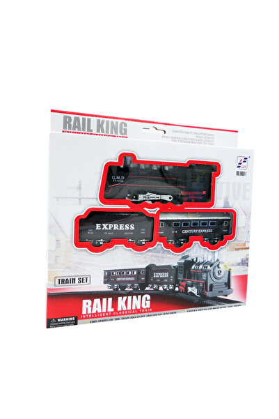 LikeSmart Circuit trenulet electric ISP "Likesmart Rail King Express", 11 pie...