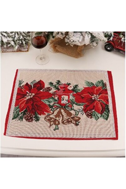 Flippy Christmas Table Napkin, 43 x 34 cm, Red