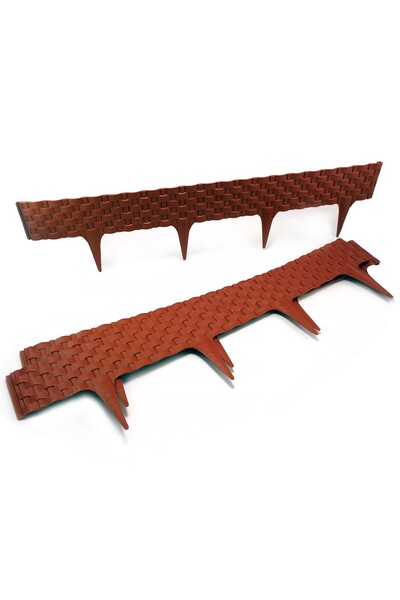 JollyMag Gard pentru gradina din plastic flexibil, set 3 buc, 800x100/200 mm,...