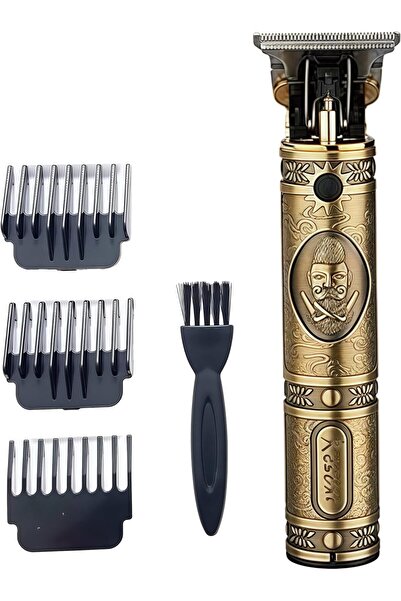 Generic Men's Hair Trimmer - Wireless Rechargeable Beard Trimmer with USB Port, 1500mAh Battery, Professiona