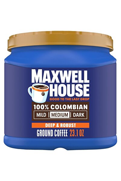 Maxwell House Ground Coffee Filter Coffee 100% Colombian Medium Roast 655 g