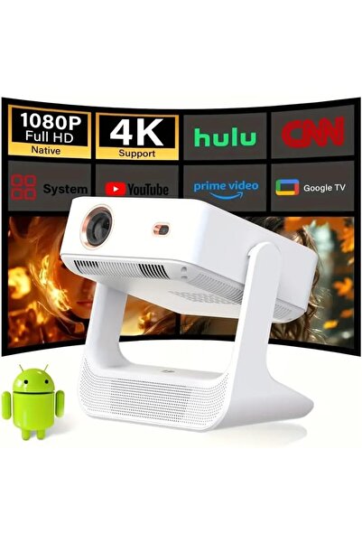 Generic Smart Tablet Projector with Auto Focus & Keystone Full HD 1080P, 11000 Lumens, Dual WiFi, BT, HDMI
