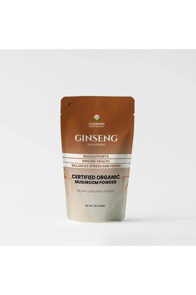 Luqmani herbs مسحوق جذر الجينسنغ - أحمر كوري 100 جرام