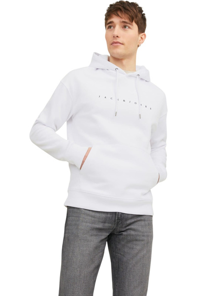 Jack & Jones Κουκούλα Hanorac JACK & JONES Star JJ - 12233972-Λευκό
