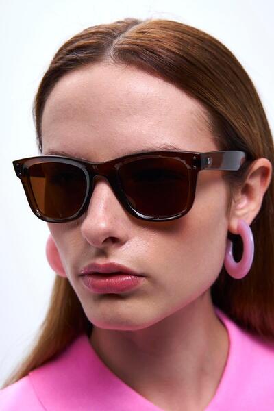 Bilge Karga Belen New Brown Brown Sunglasses