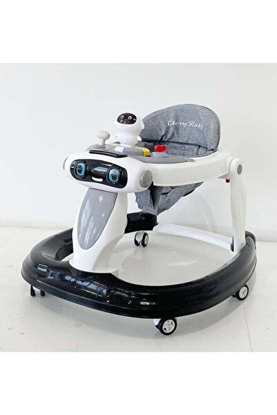 kiddoz Multifunctional Baby Walker - Dark Gray