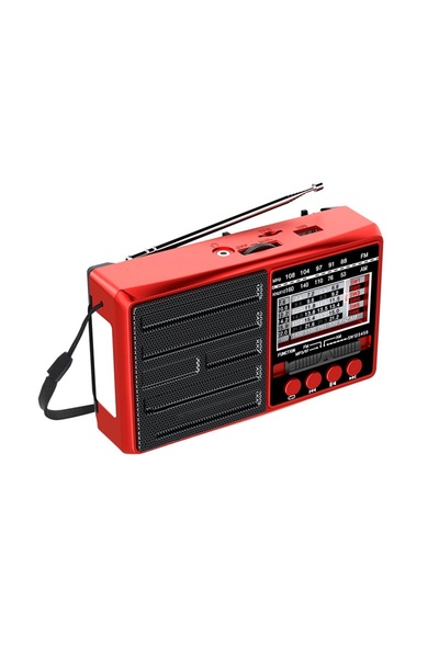 FOXMAG24 Portable radio, solar charging, 5W, Bluetooth, USB, TF/ AM/ FM/ SW1-6, LED flashlight