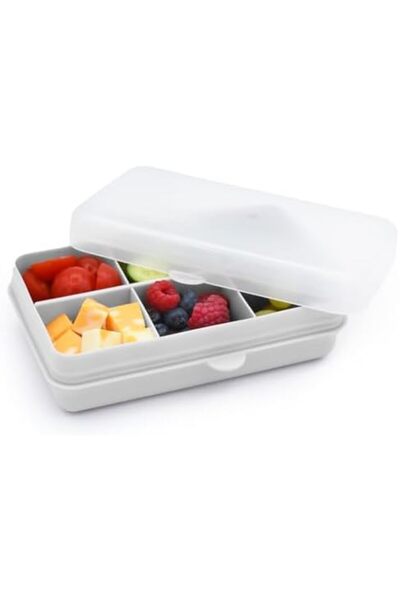 Melii Mini 6 Compartment Snack Box | BPA Free, Leakproof Design for Fresh Snacks | Portable Kids Ben