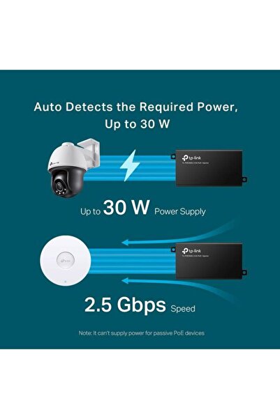 TP-LINK Injector PoE+ Omada TL-POE260S, 2x 2.5Gbps, Wall or Desk Mount