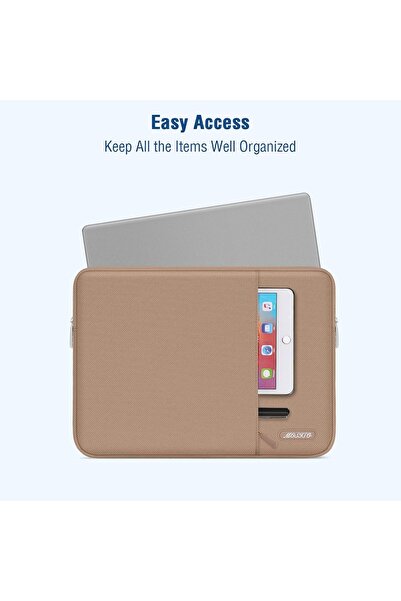 Mosiso حقيبة كمبيوتر محمول مقاس 13.3 بوصة، جراب كمبيوتر محمول مقاس 13-13.3 بوصة متوافق مع MacBook Air/Pro 13 / Pro 14