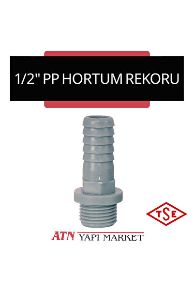 ATN وصلة خرطوم من البولي بروبيلين مقاس 1/2 بوصة (20 مم) - وصلة خرطوم بلاستيكي...