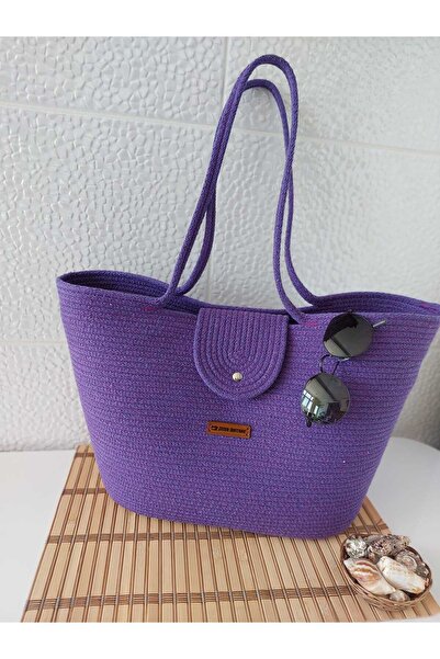 Secem Boutique حقيبة شاطئ، حقيبة من الجوت، حقيبة من القش