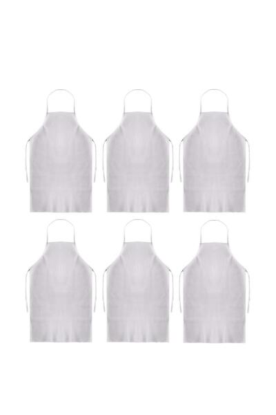 Omnisoft White Dishwasher Apron 72X125 cm Pvc 6 Pieces