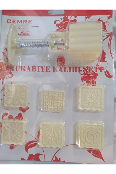 abnturk Yüksek Kalite 6 Başlıklı Kurabiye Kalıbı Seti