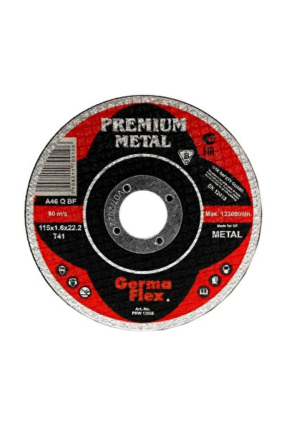 JollyMag Disc debitat metal, cutie metalica, set 10 buc, 125x1 mm, Premium Metal, Germa Flex