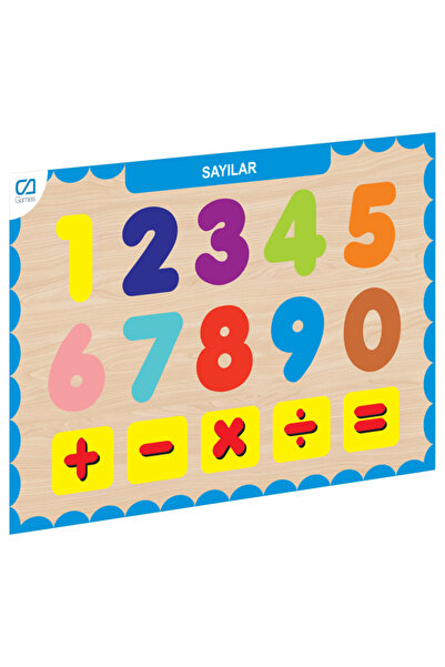 Nilly Toys Caahs-3207 ca games wooden numbers find-plug