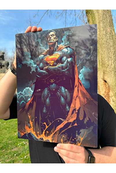 Superman Metal Poster Yüksek Kalite Duvar Posteri