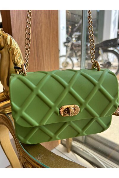 KRISTE BELL Women's handbag with hand and shoulder strap jole acryl 26395 bright green