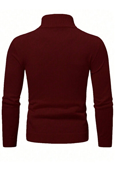 Wkm Denim Men's High Neck Long Sleeve Fisherman's Knitwear