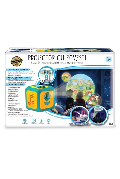 İDEA Projector with stories and music for children, in Romanian, 8 Discs