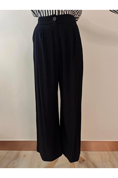 Moodbasic Double Pleated Loose-Leg Pants
