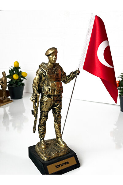 Teknookul Asker Hediyesi İsme Özel Hizmet Anısı, Türk Bayraklı Jandarma Koman...