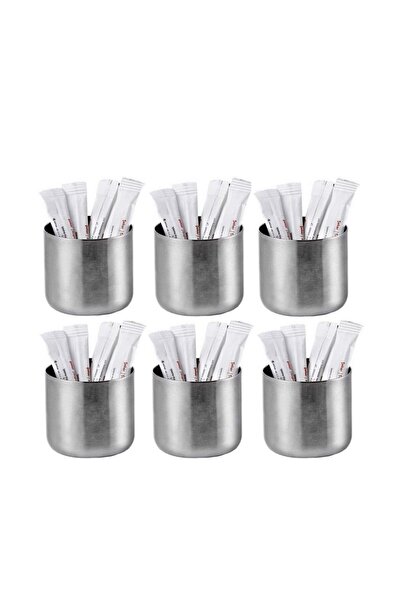 Omnisoft Büyük Boy Stick Çubuk Şekerlik 430 Paslanmaz Çelik 6 Adet