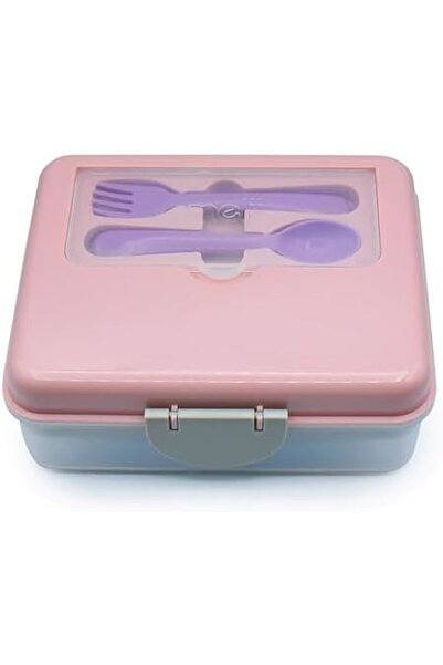 Melii Two Tier Bento Lunch Box with Utensils | Leakproof BPA Free Bento for Kids and Adults | Airtig