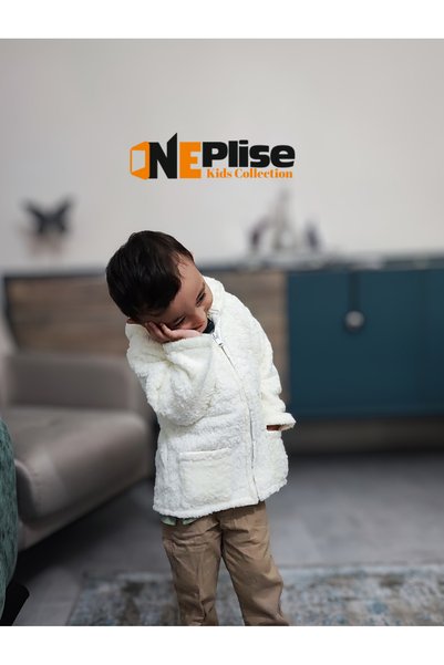 oneplise sineklik sistemleri سترة بغطاء للرأس من القطيفة من ماركة Welsoft للأطفال الصغار